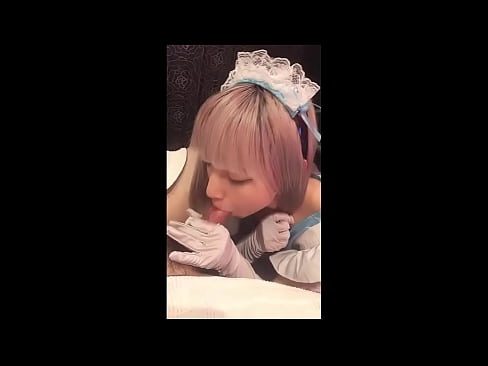 ❤️ Јапански идол [маиука], костим француске собарице, први део, пушење и дркање са лосионом ☑ Порно видео на sr.cutebento.top ❤